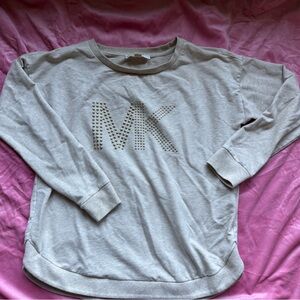 Michael Kors Beige Crew Top